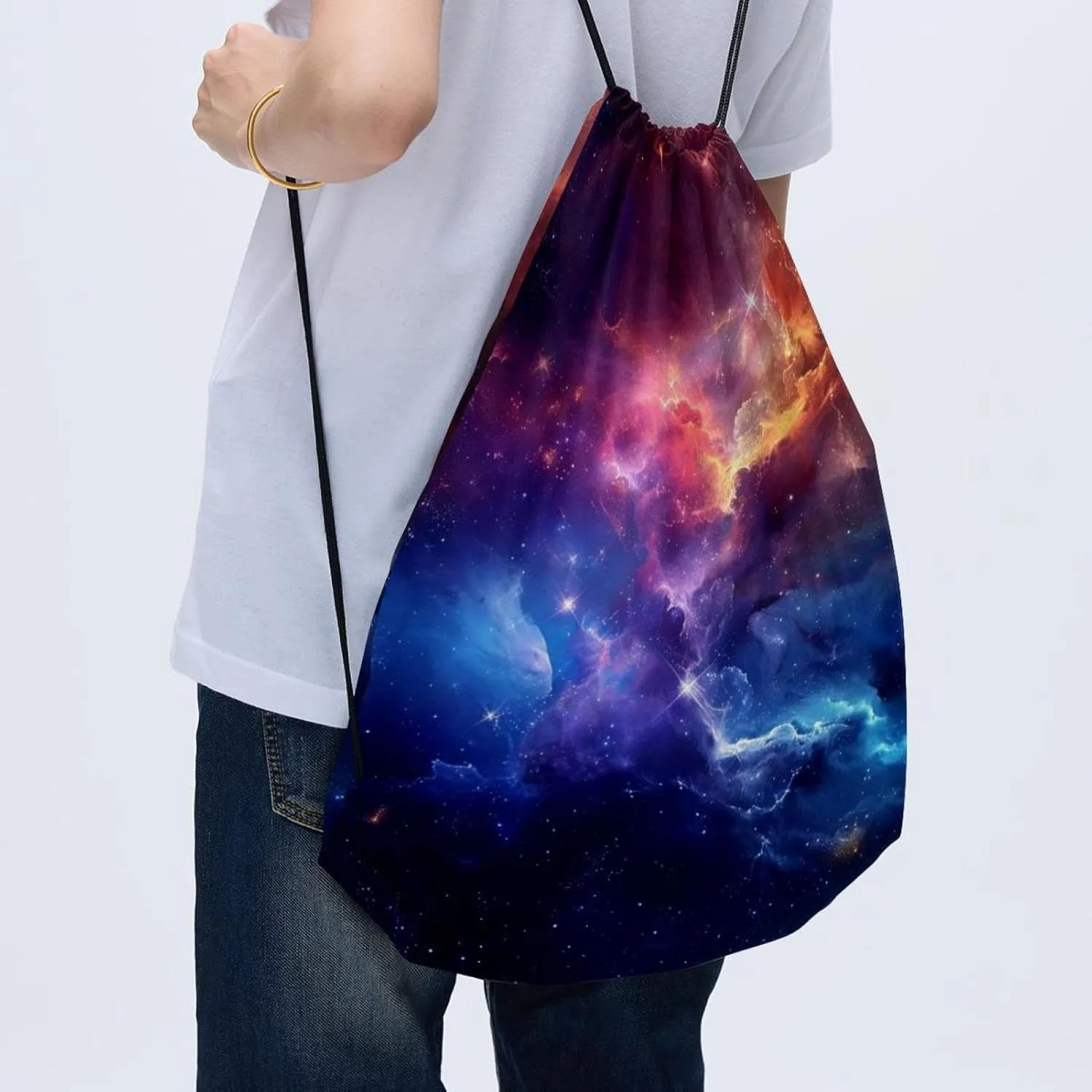 2 Pieces Drawstring Backpacks, Sea Turtle Draw String Back Bag Drawstring Bags for Sports, Gym, Travel, Swimming, Beach