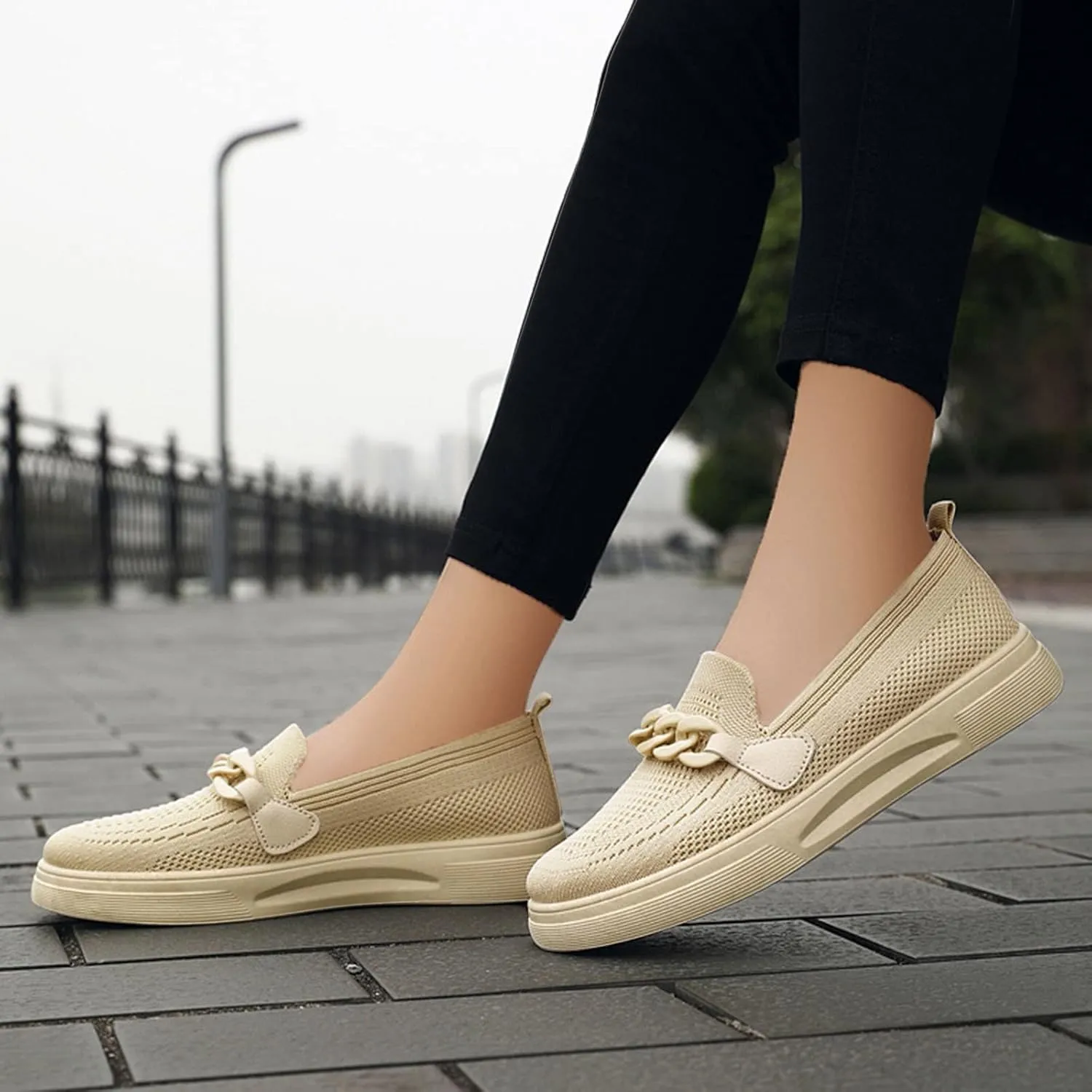 2024 New Orthopedic Womens Breathable Slip on Arch Support Non-Slip Shoes, Orthopedic Shoes for Women