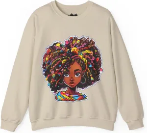 Afro Sweatshirt To Match Unisex Crewneck Sweatshirt Sneaker Shirt, Girlfriend Gift, Birthday Gift For Mom, Heavy Blend