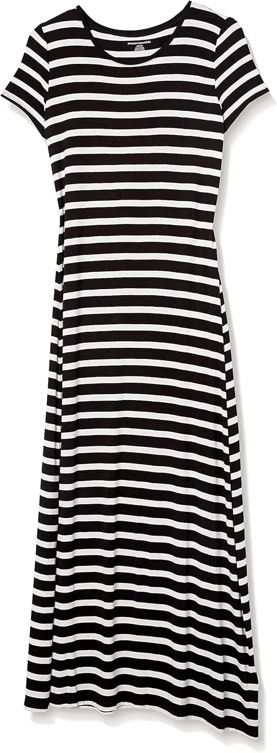 Amazon Essentials Women's Short-Sleeve Maxi Dress