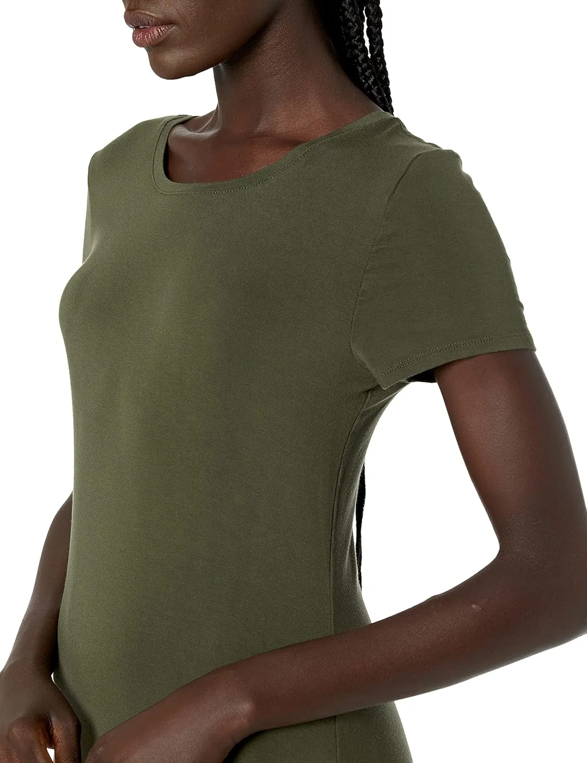 Amazon Essentials Women's Short-Sleeve Maxi Dress