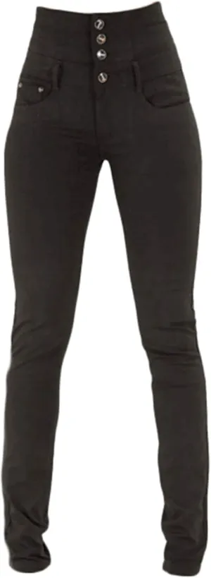 Andongnywell Women's high-Rise Slim-fit Plus Size Jeans High Waisted Sexy Skinny Denim Pants with Pockets Trousers