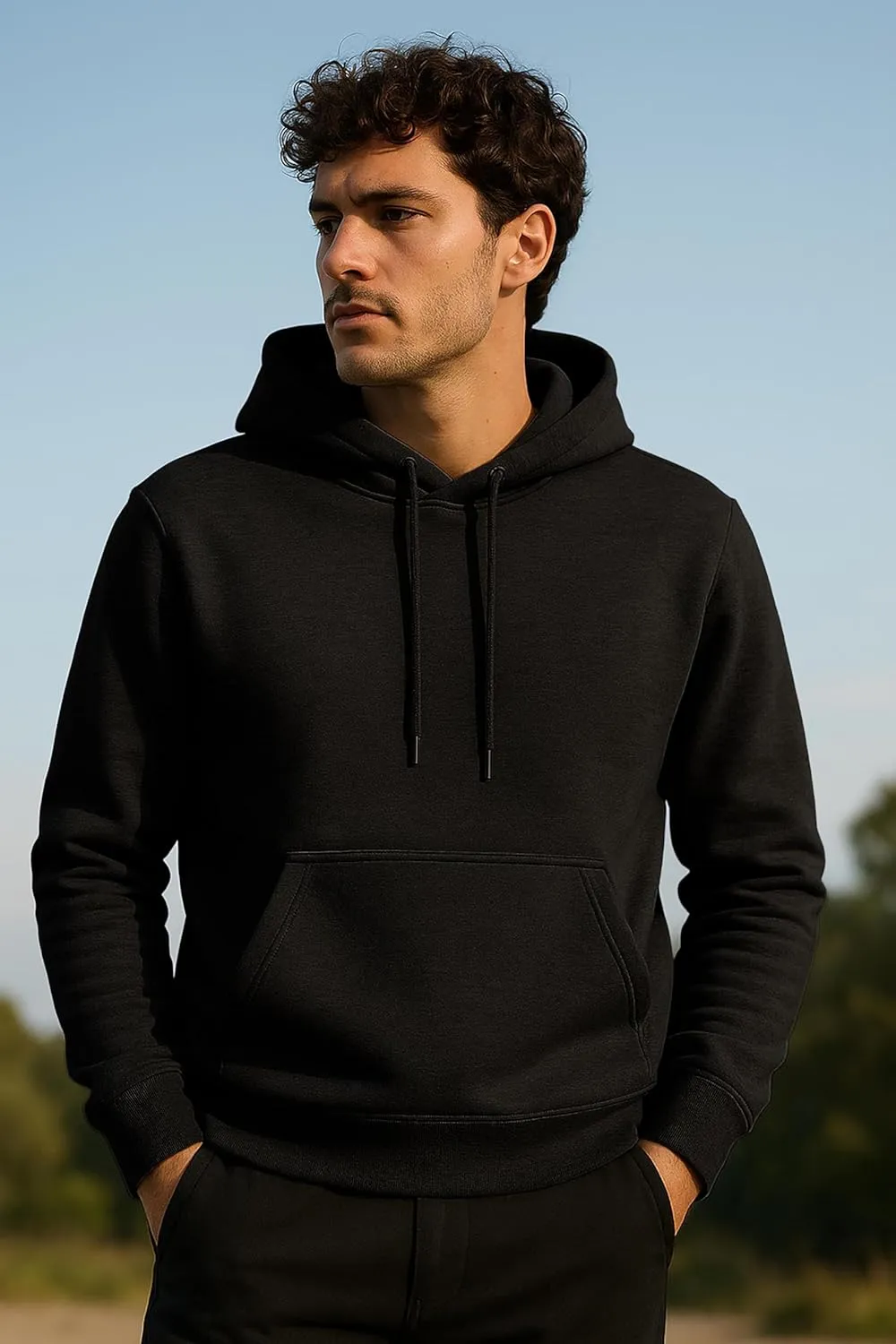 Andrew Scott Cotton Hoodie, Soft Midweight Fleece, Pullover Hooded Sweatshirt for Men - Multi Packs