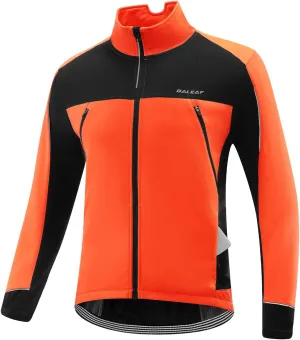 baleaf Men's Winter Jacket Windproof Softshell Thermal Warm Pockets Cycling Running Mountain Biking Cold Weather Gear