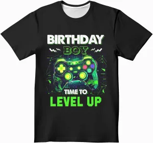 Boys Girls 3D Graphic Printed T-Shirts,Kids Cool Crewneck Short Sleeve Tops Tee Shirt Tshirt for Teens 6-16 Years