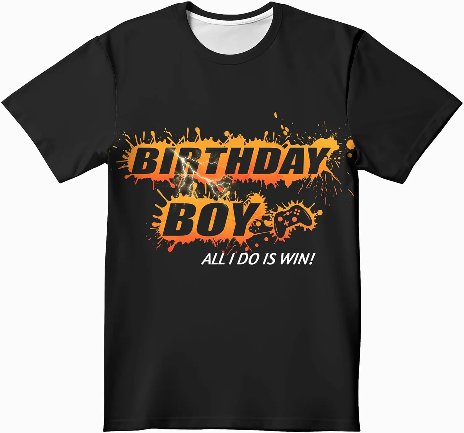 Boys Girls 3D Graphic Printed T-Shirts,Kids Cool Crewneck Short Sleeve Tops Tee Shirt Tshirt for Teens 6-16 Years