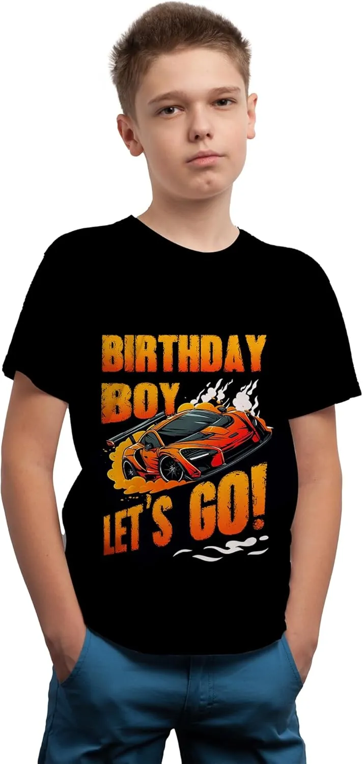 Boys Girls 3D Graphic Printed T-Shirts,Kids Cool Crewneck Short Sleeve Tops Tee Shirt Tshirt for Teens 6-16 Years