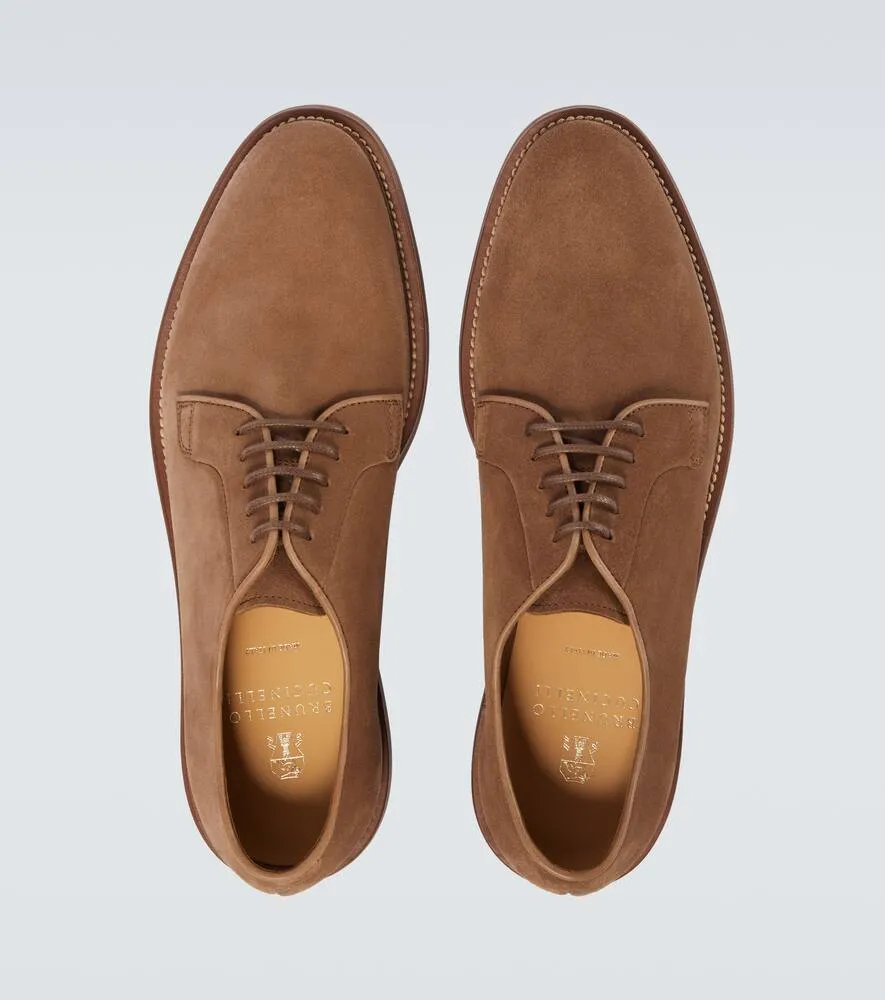 Brunello Cucinelli Lace-up leather Derby shoes