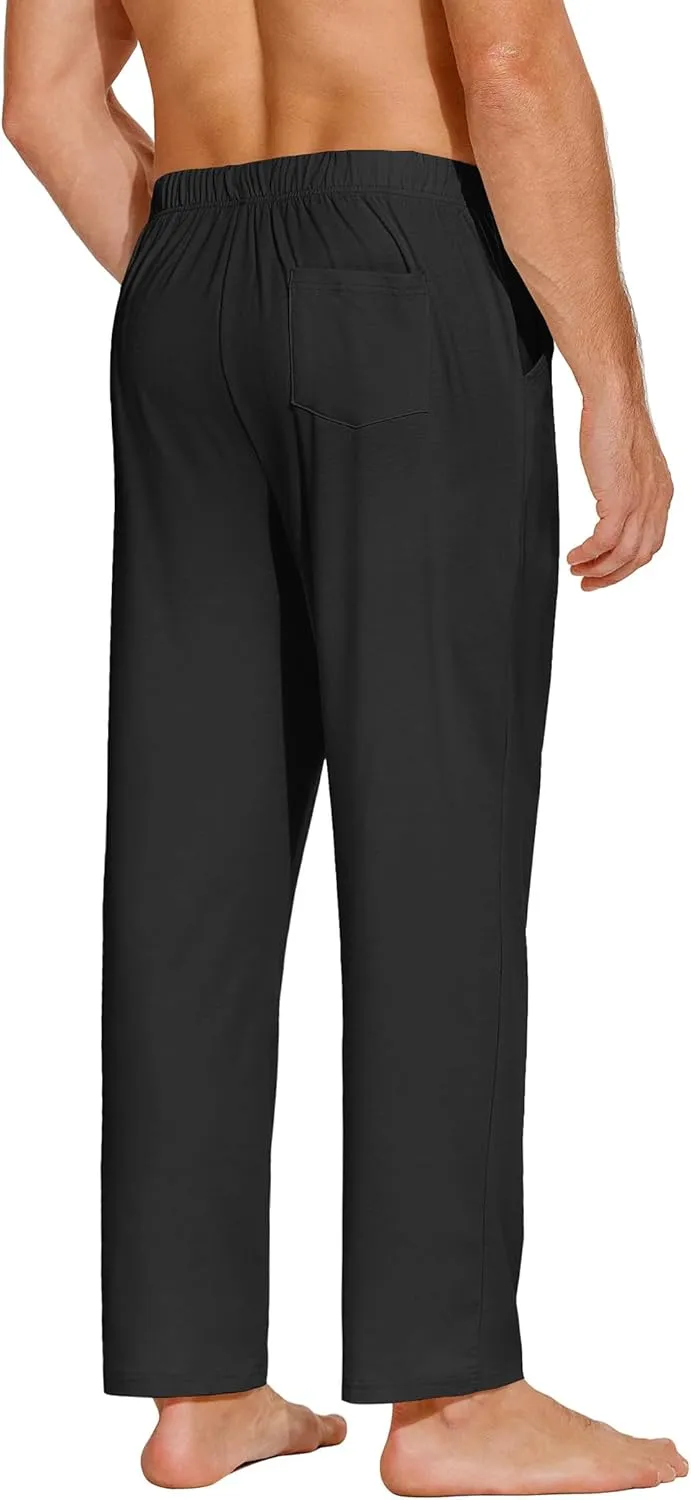 COOFANDY Mens Yoga Sweatpants Casual Open Bottom Pants Lightweight Jogger Track Pants with Pockets