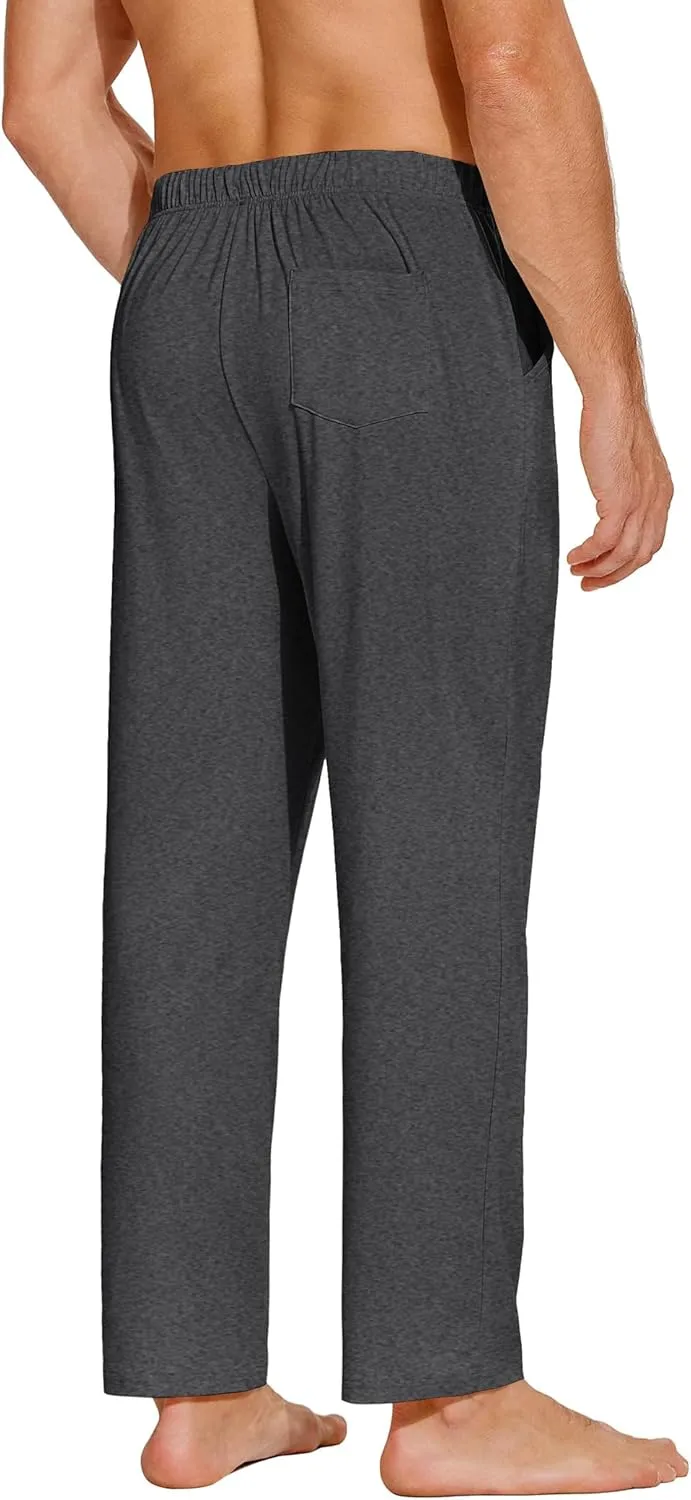 COOFANDY Mens Yoga Sweatpants Casual Open Bottom Pants Lightweight Jogger Track Pants with Pockets
