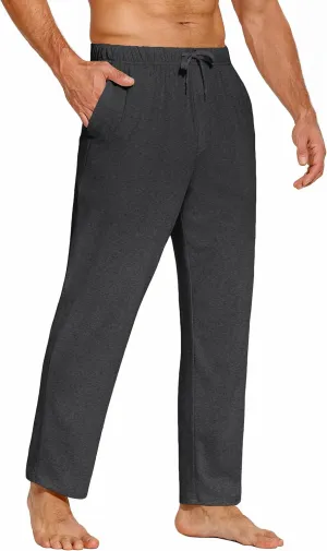 COOFANDY Mens Yoga Sweatpants Casual Open Bottom Pants Lightweight Jogger Track Pants with Pockets