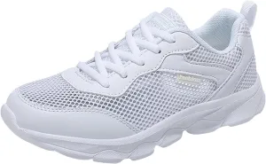 Cushion Comfortable Running Tennis Shoes for Women Slip on Lightweight Casual Tennis Sneakers Labor Work Shoe