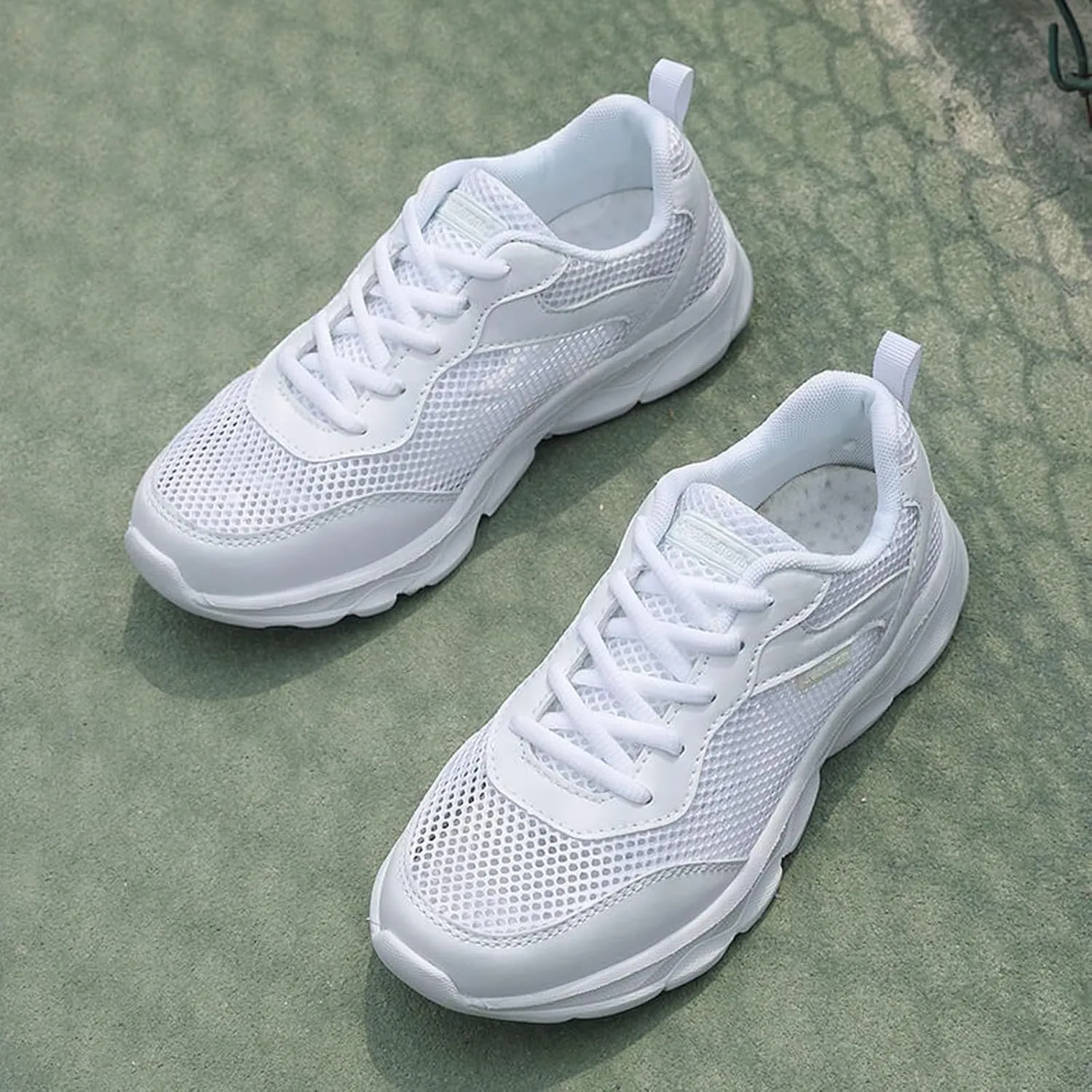 Cushion Comfortable Running Tennis Shoes for Women Slip on Lightweight Casual Tennis Sneakers Labor Work Shoe