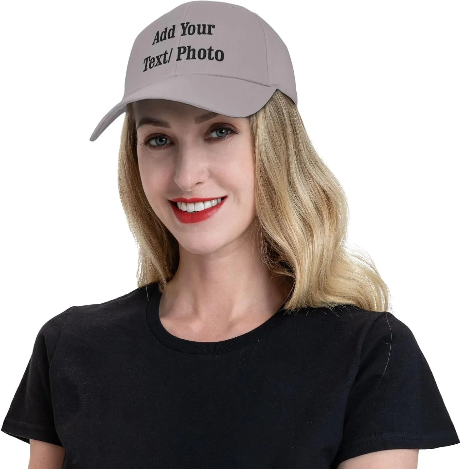 Custom Baseball Cap with Your Text, Personalized Trucker Hat Customized Caps