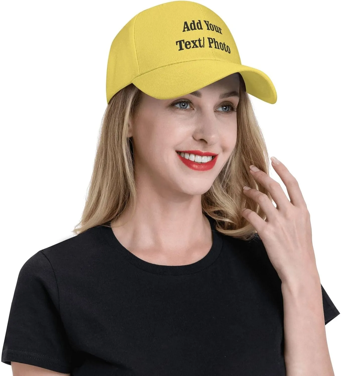Custom Baseball Cap with Your Text, Personalized Trucker Hat Customized Caps