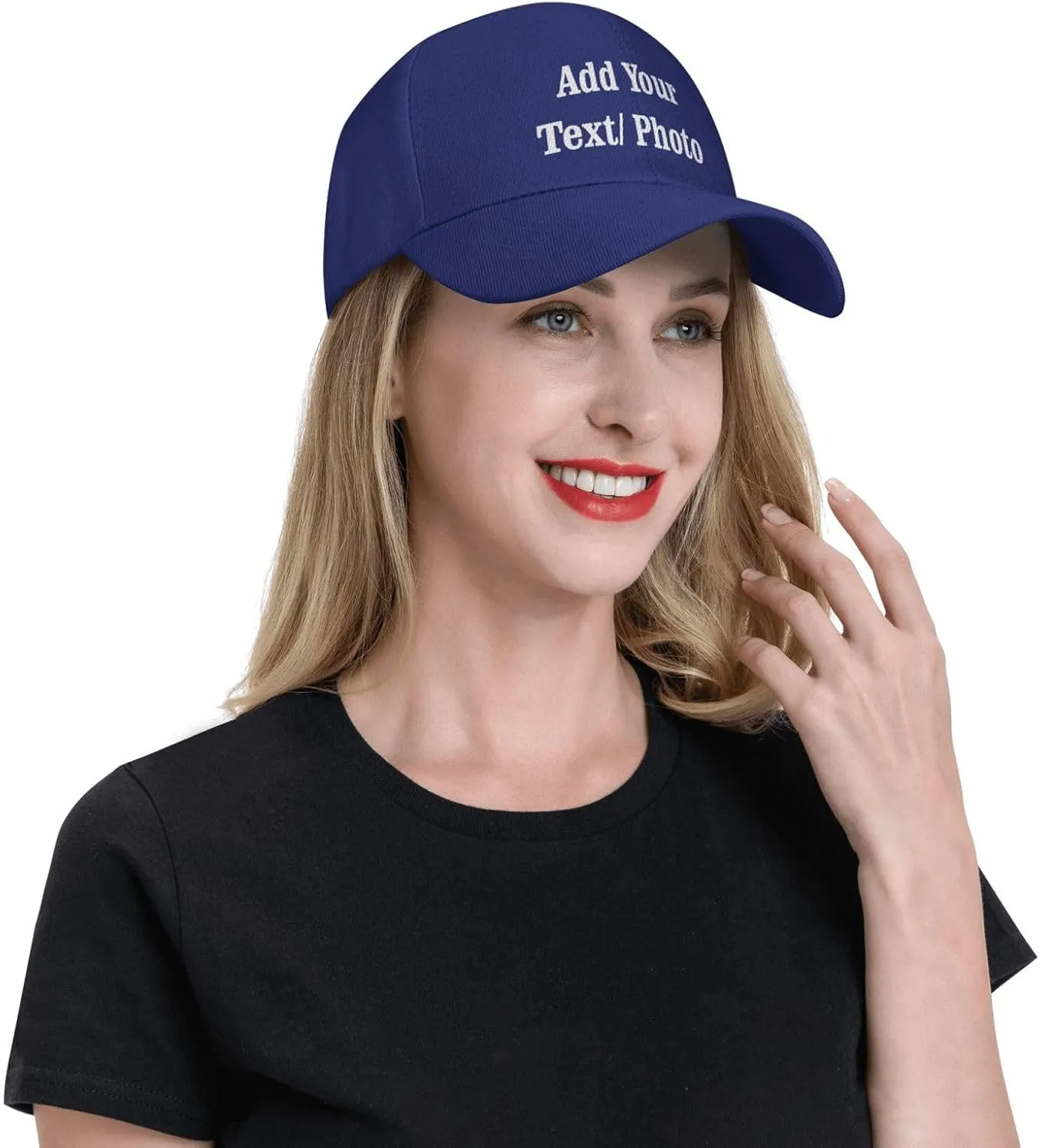 Custom Baseball Cap with Your Text, Personalized Trucker Hat Customized Caps