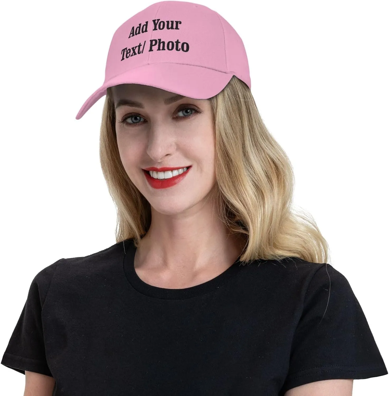 Custom Baseball Cap with Your Text, Personalized Trucker Hat Customized Caps