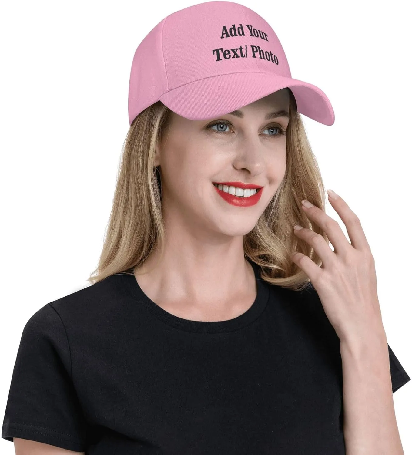 Custom Baseball Cap with Your Text, Personalized Trucker Hat Customized Caps