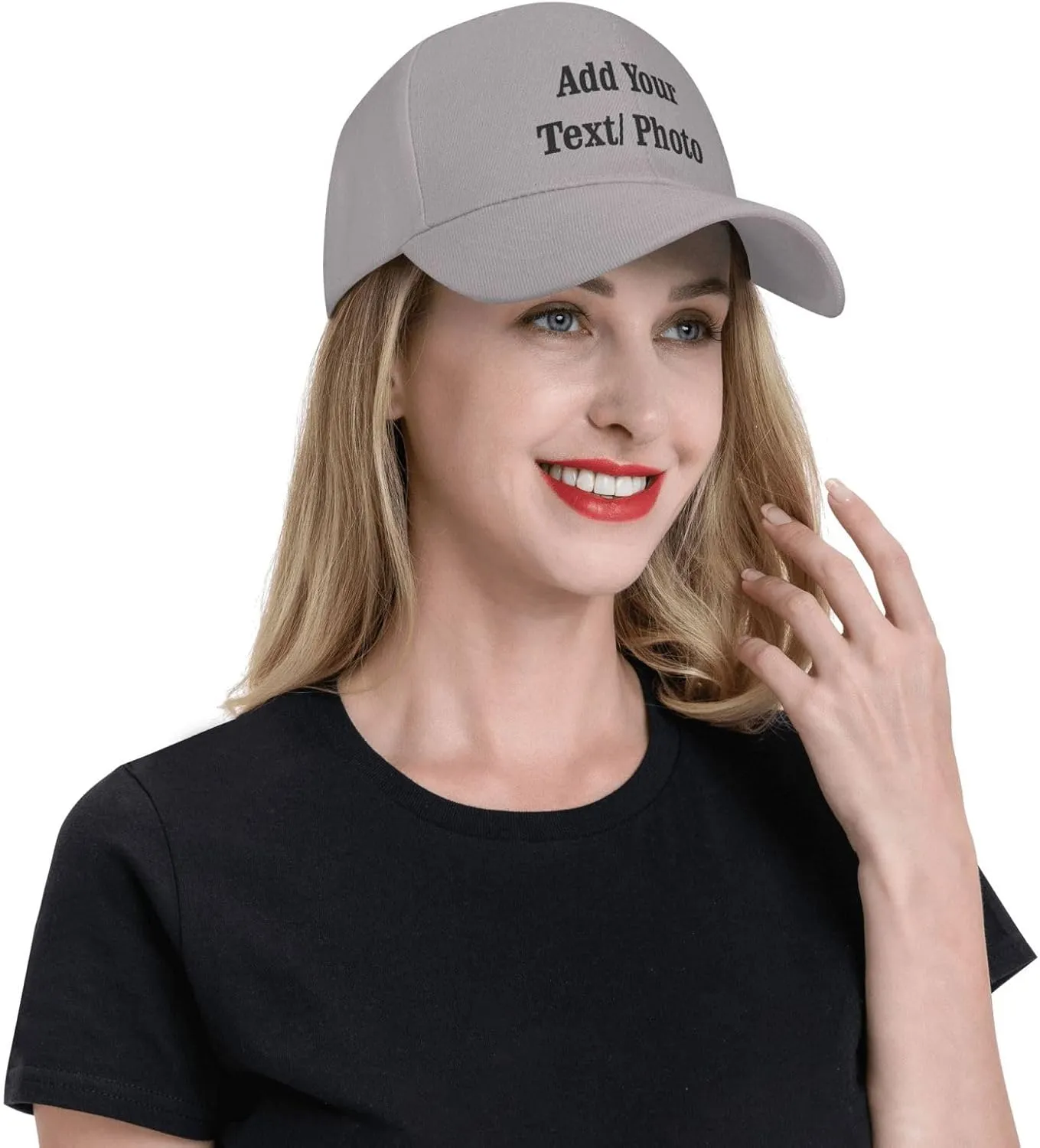 Custom Baseball Cap with Your Text, Personalized Trucker Hat Customized Caps