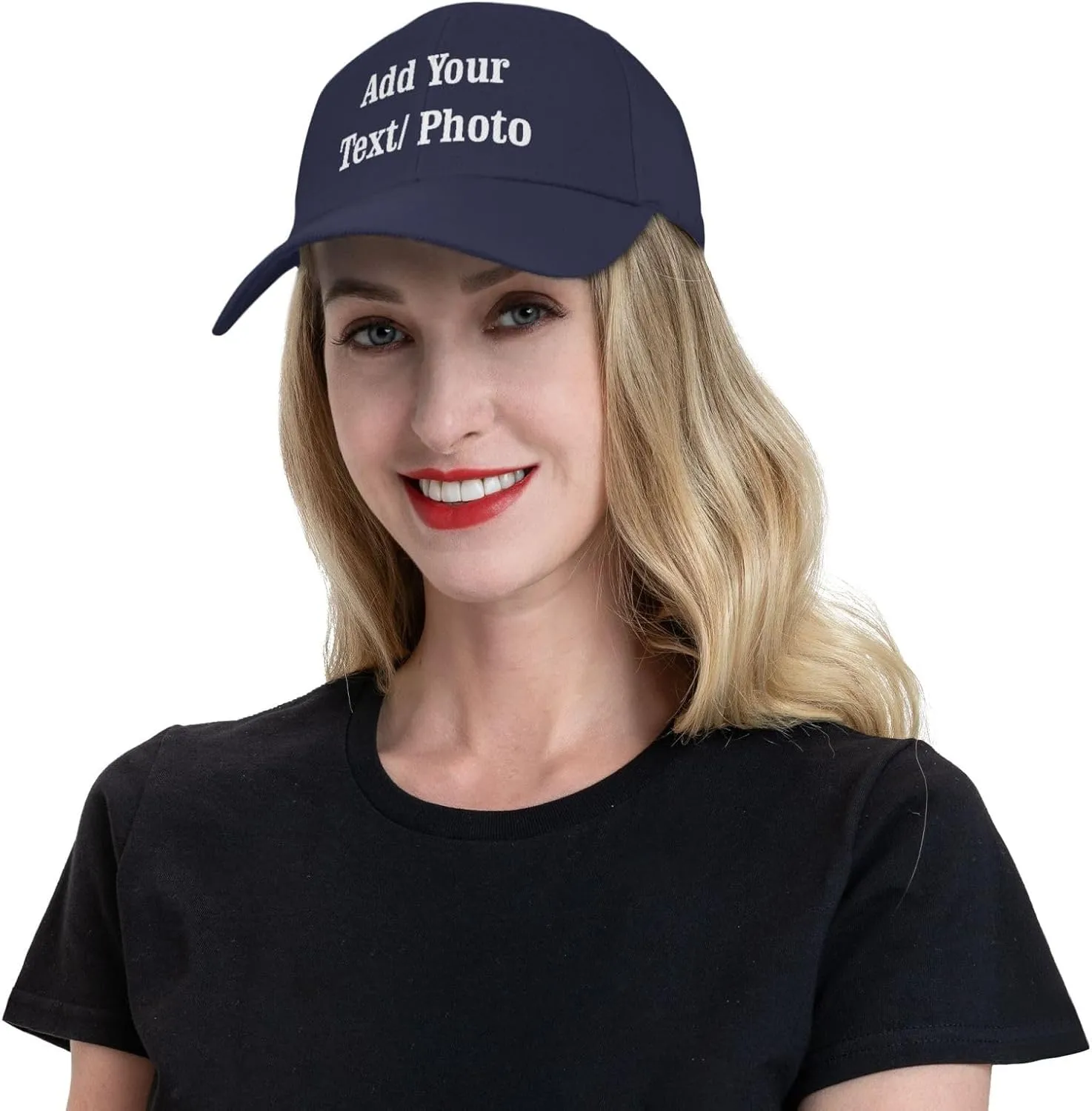 Custom Baseball Cap with Your Text, Personalized Trucker Hat Customized Caps