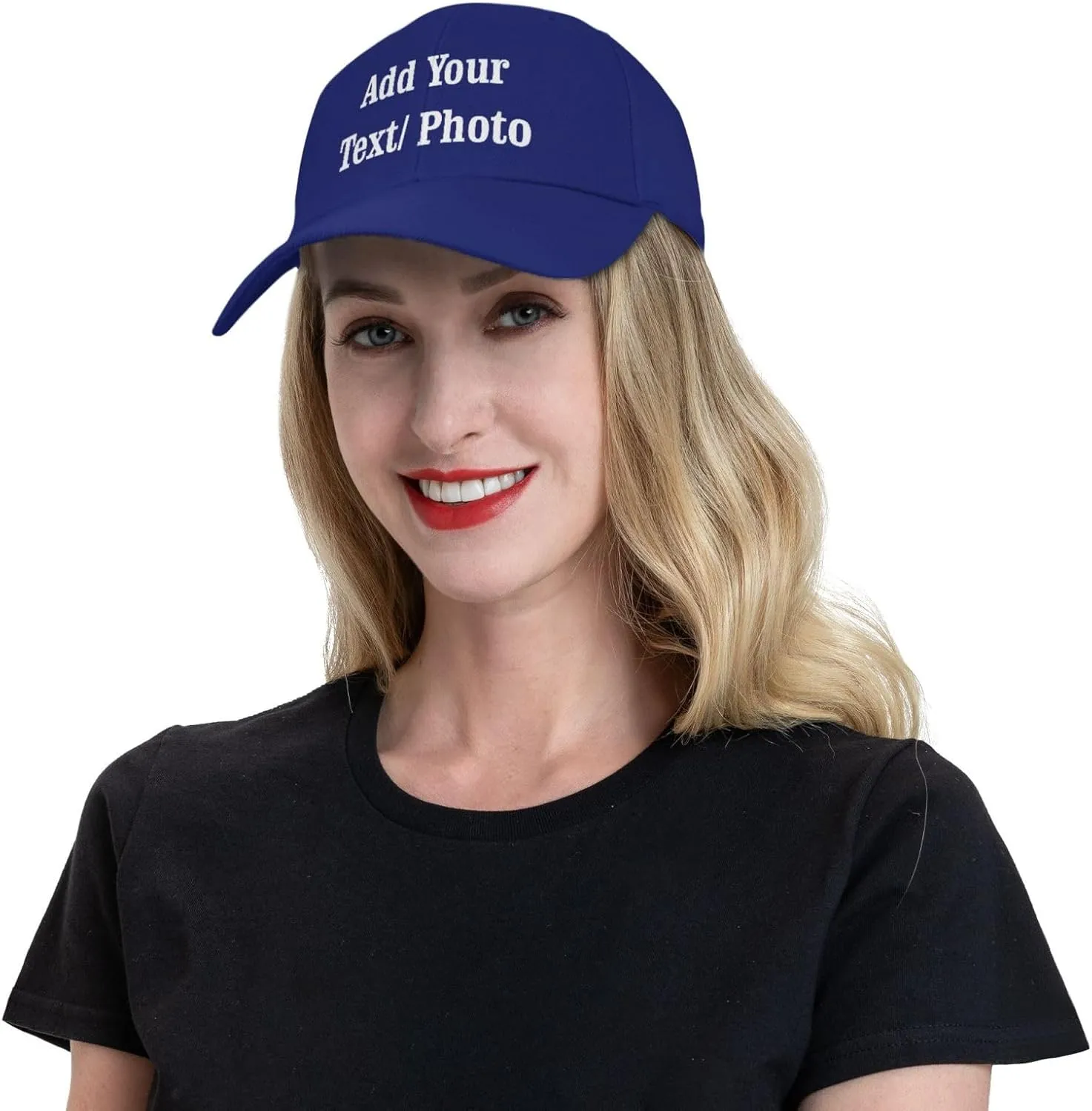 Custom Baseball Cap with Your Text, Personalized Trucker Hat Customized Caps