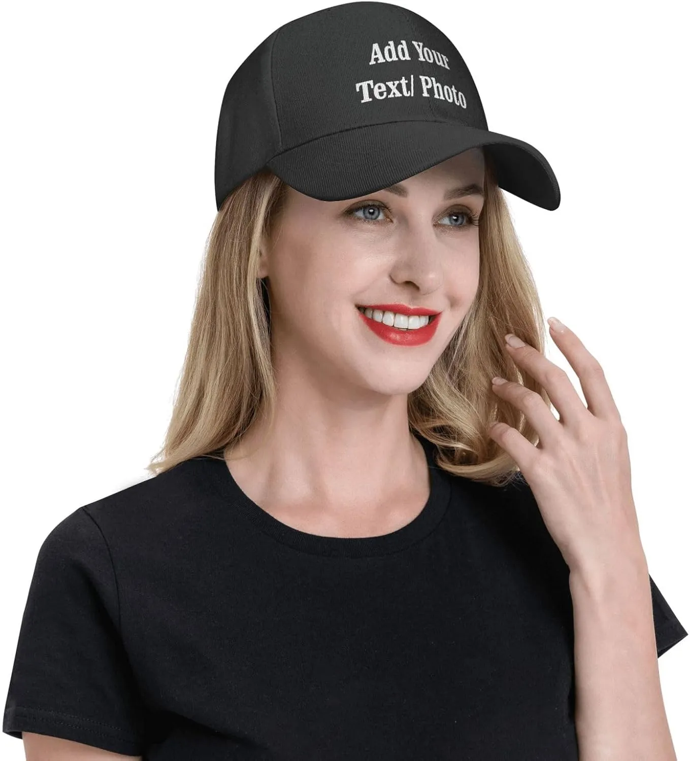 Custom Baseball Cap with Your Text, Personalized Trucker Hat Customized Caps