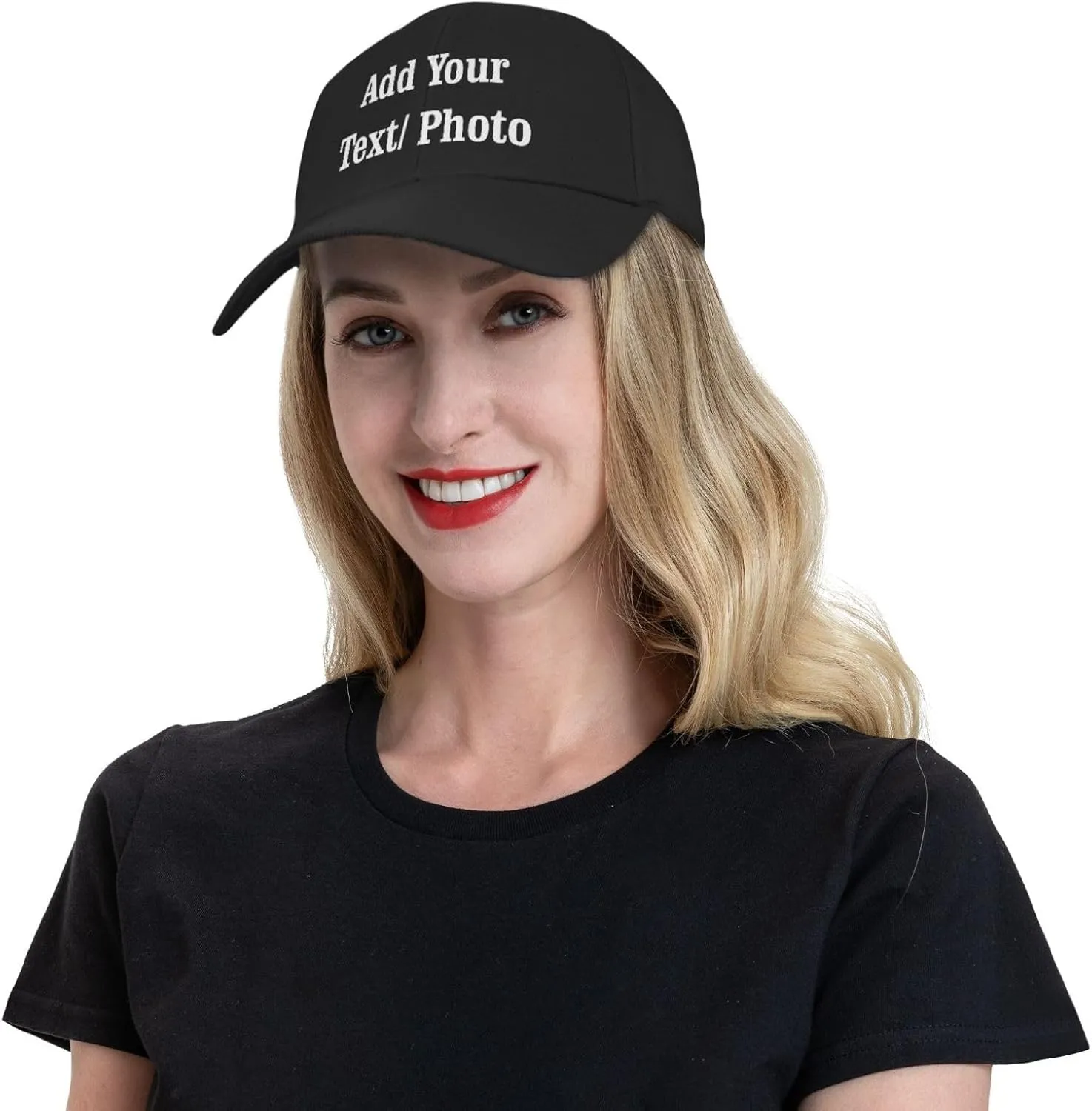 Custom Baseball Cap with Your Text, Personalized Trucker Hat Customized Caps