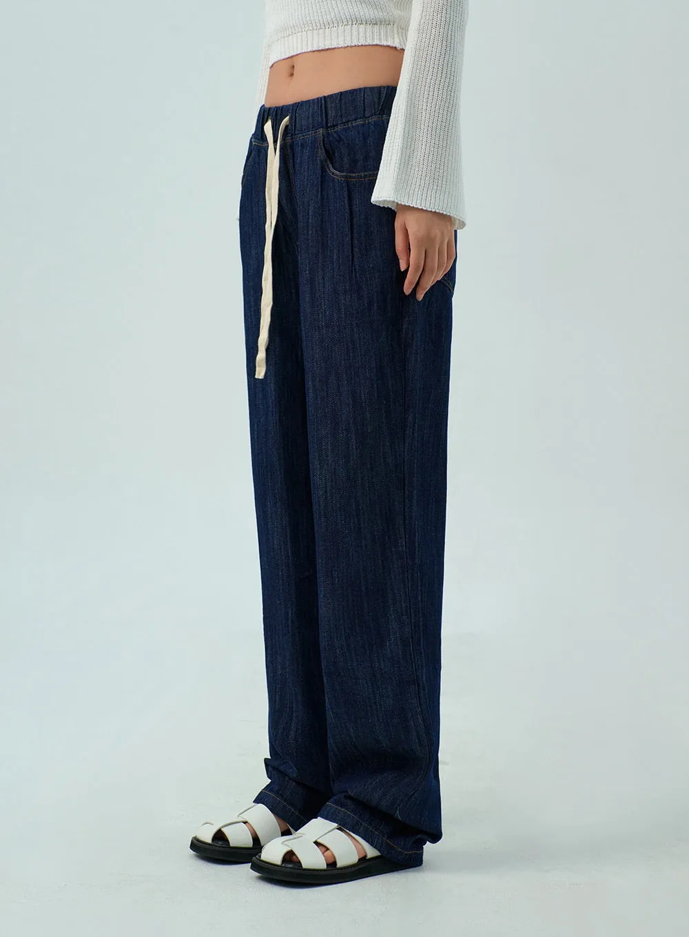 Drawstring Jeans CY330