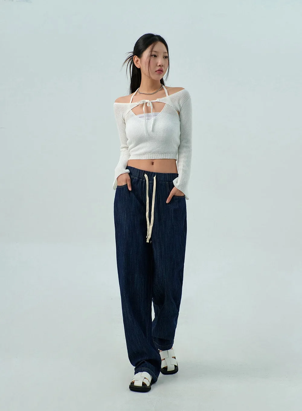 Drawstring Jeans CY330