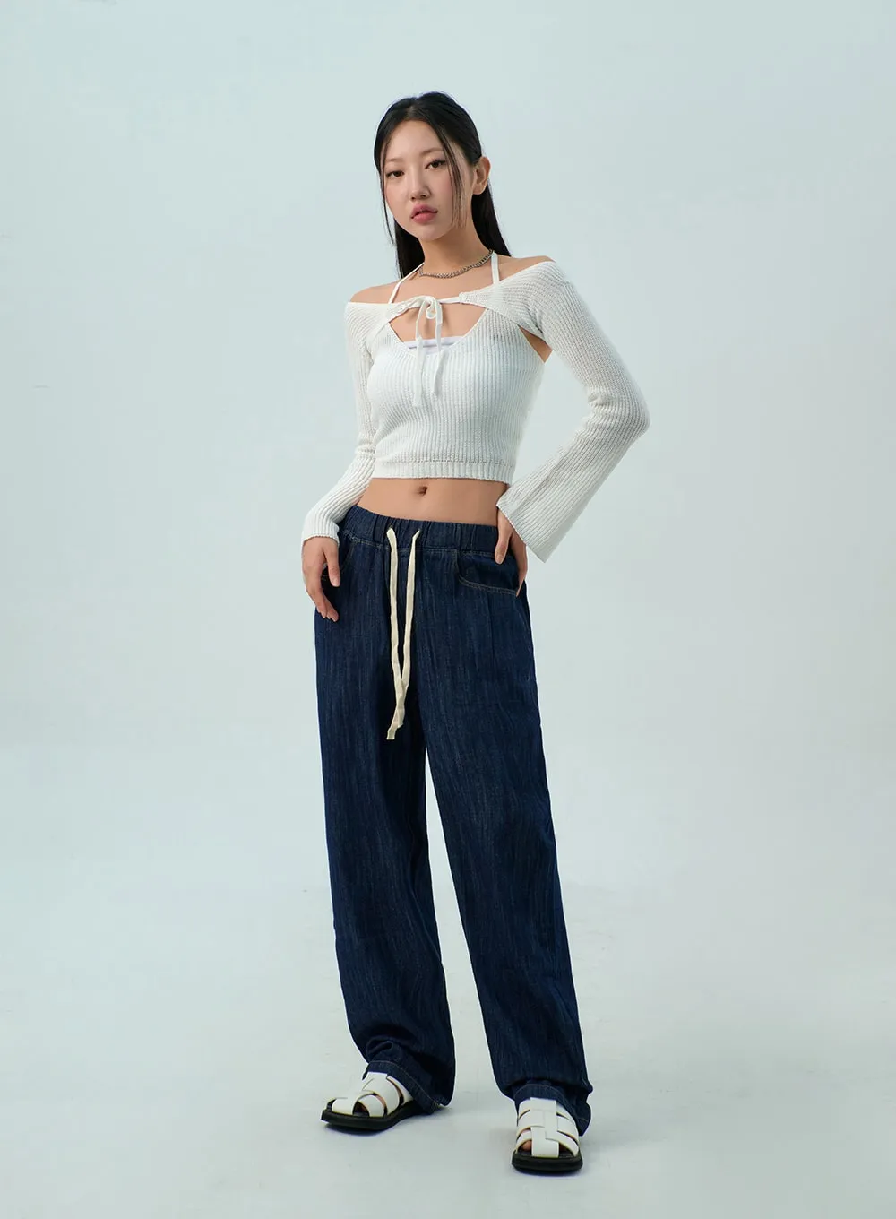 Drawstring Jeans CY330
