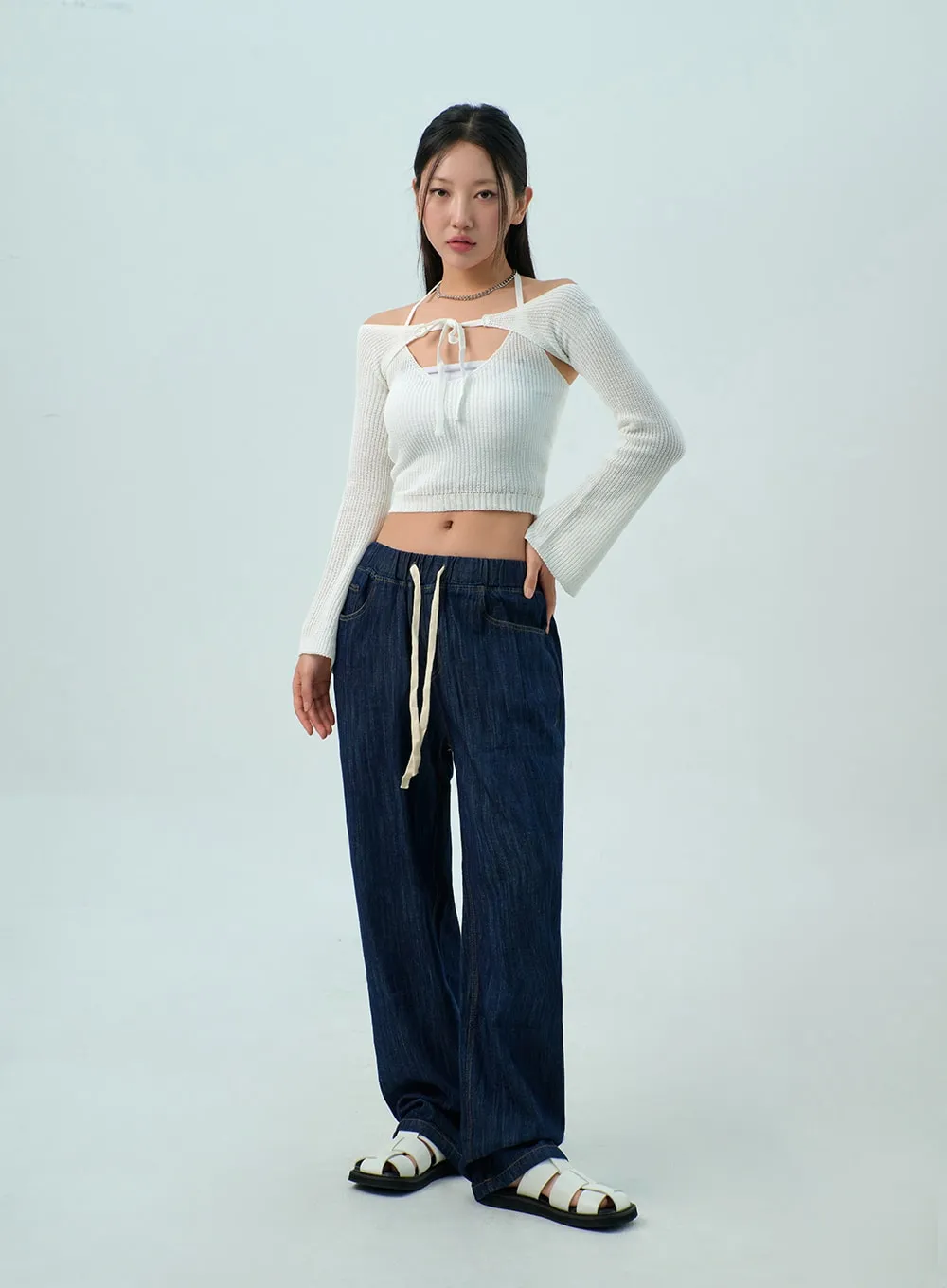 Drawstring Jeans CY330