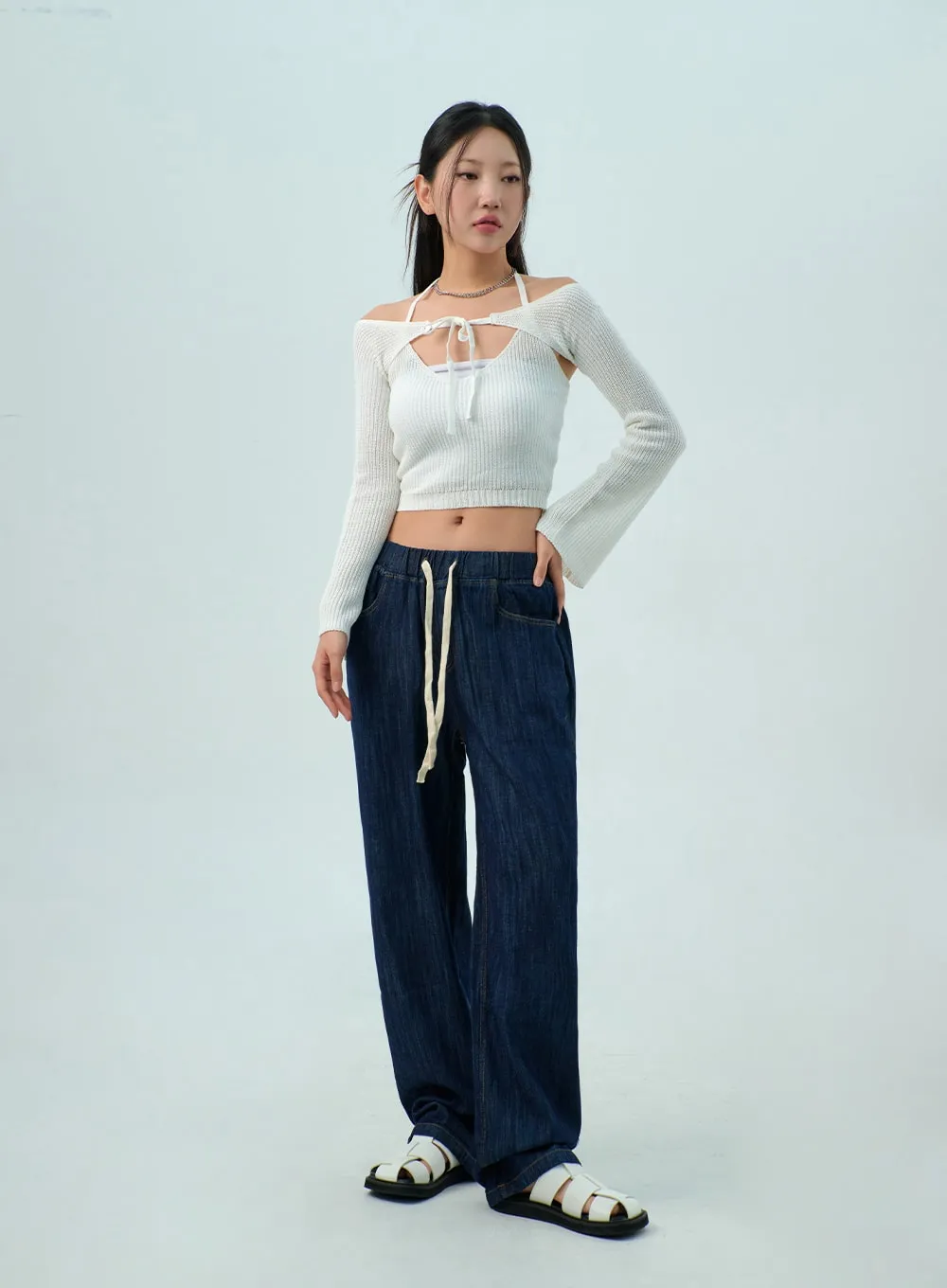 Drawstring Jeans CY330