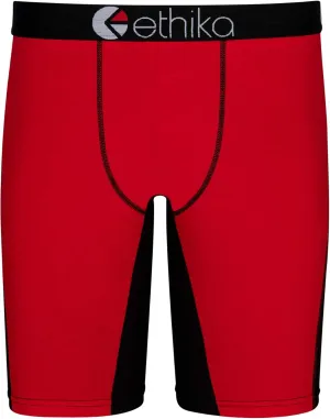 Ethika Mens Staple Boxer Brief | *Solids* Red Machine Red