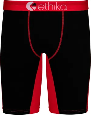 Ethika Mens Staple Boxer Brief | *Solids* Red Machine Red