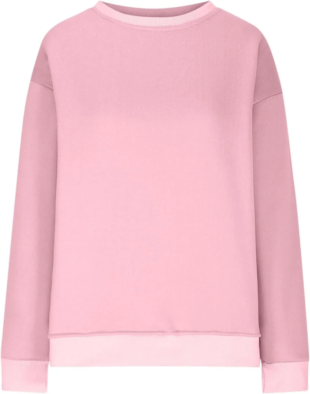 Fall Fashion For Women 2024 Oversized Long Sleeve Crewneck Sweatshirt Fleece Pullover Tops With Pockets Warm Outfits