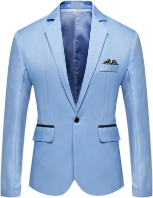 Fashion Business Men's Blazer Jacket Slim Fit Wedding Dress Suit Jackets Groomsman Party Suit Outwear For Man