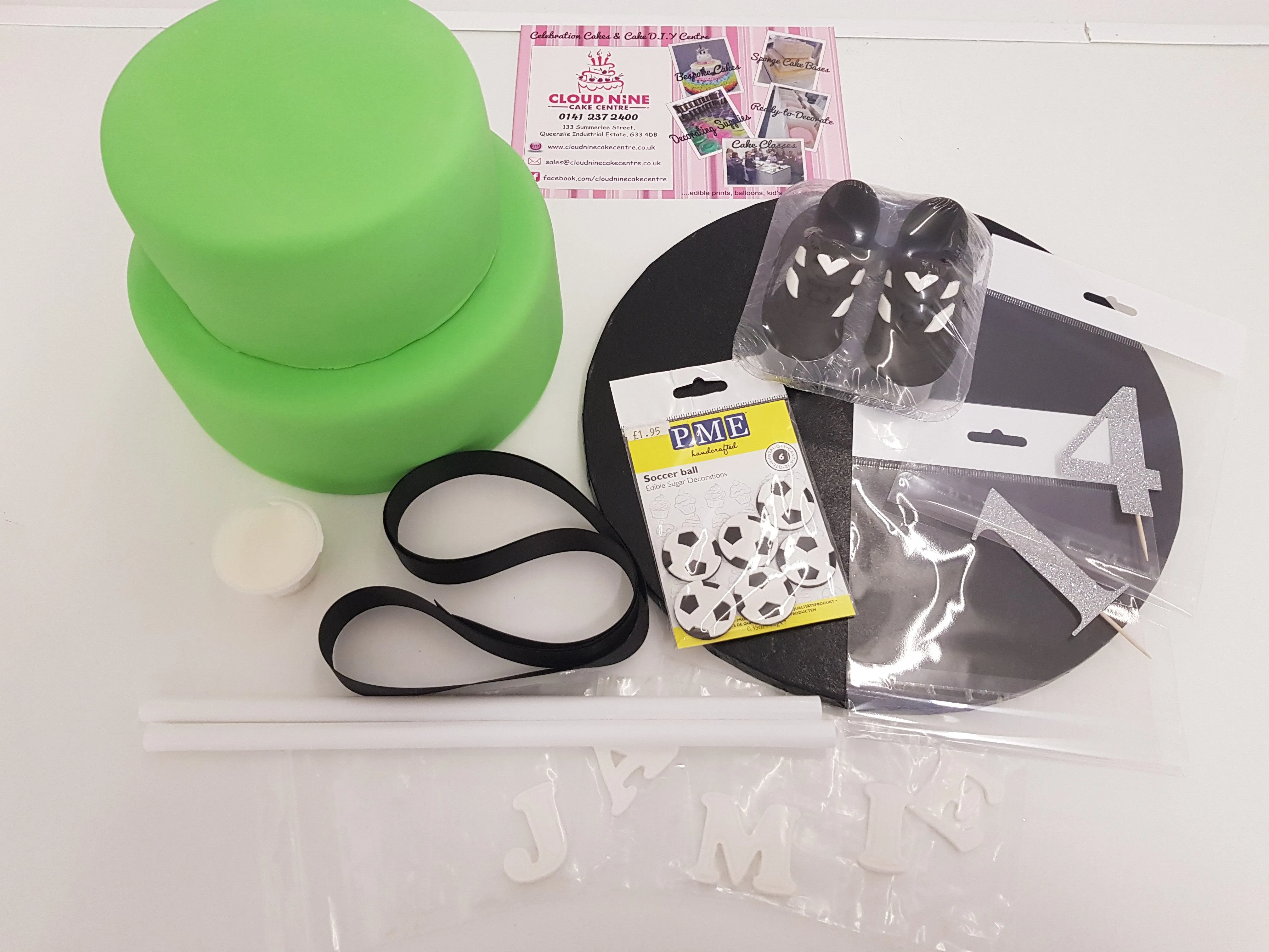 FOOTBALL Cake Kit (including the cakes)