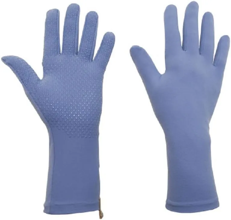 Grip Gardening Gloves  Over the wrist protection with silicone grip ovals on palm