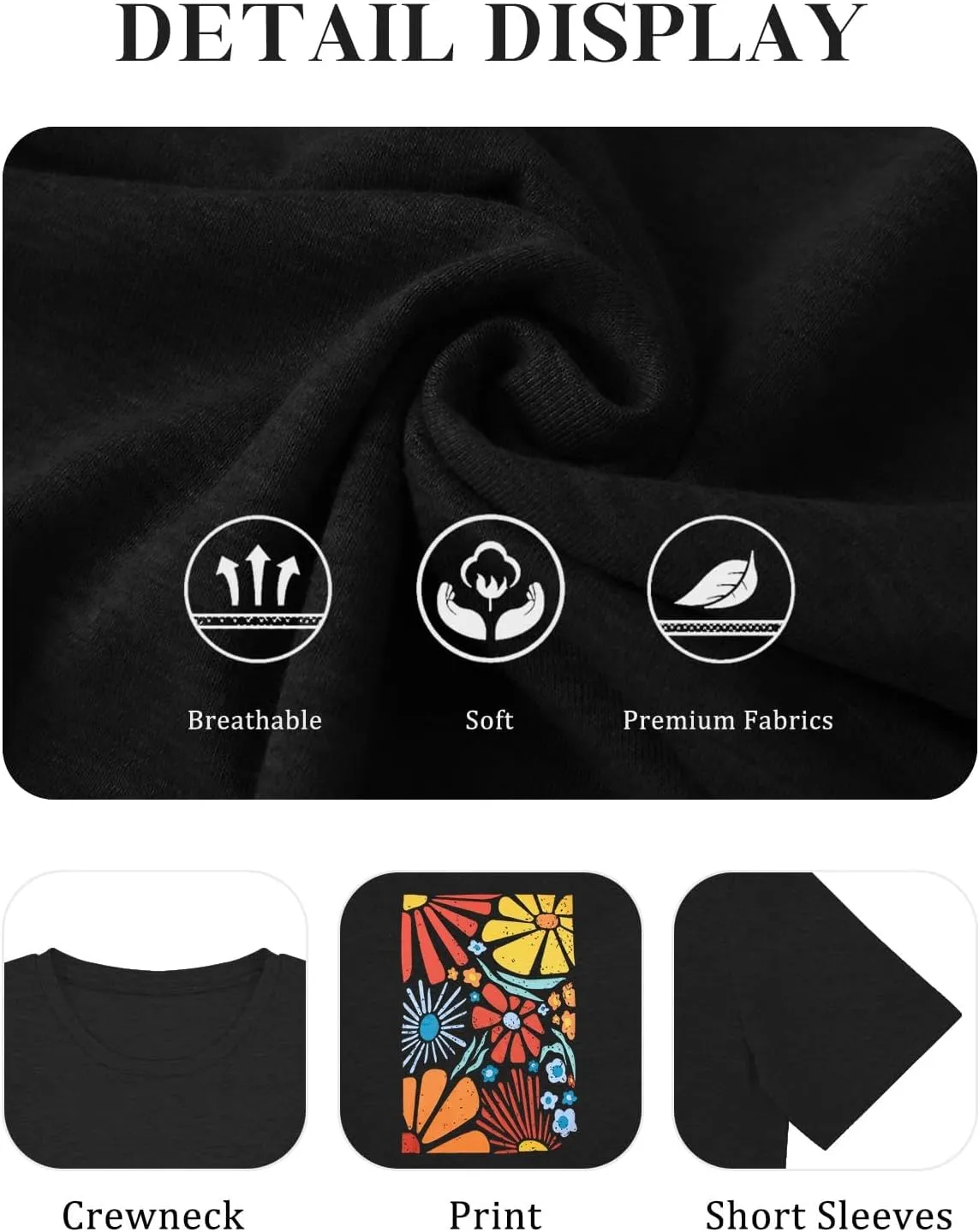 HDLTE Plus Size Tshirts for Women  Oversized Graphic Tees Short Sleeve Crewneck Cute Casual Tops Loose Summer Outfit 2025