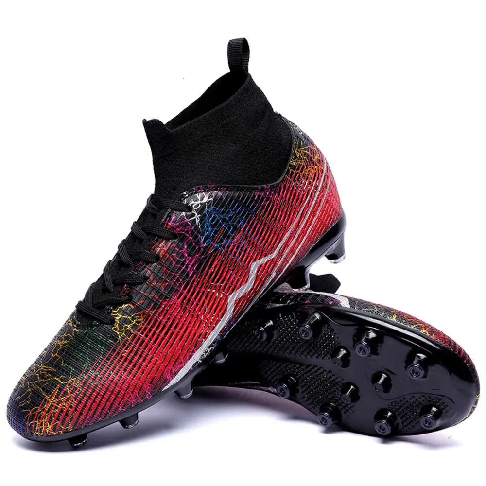 Hot Selling Large size Non-Slip Turf Soccer Cleats TF/FG Training Chaussures De Chuteira Campo Football Boots for Men