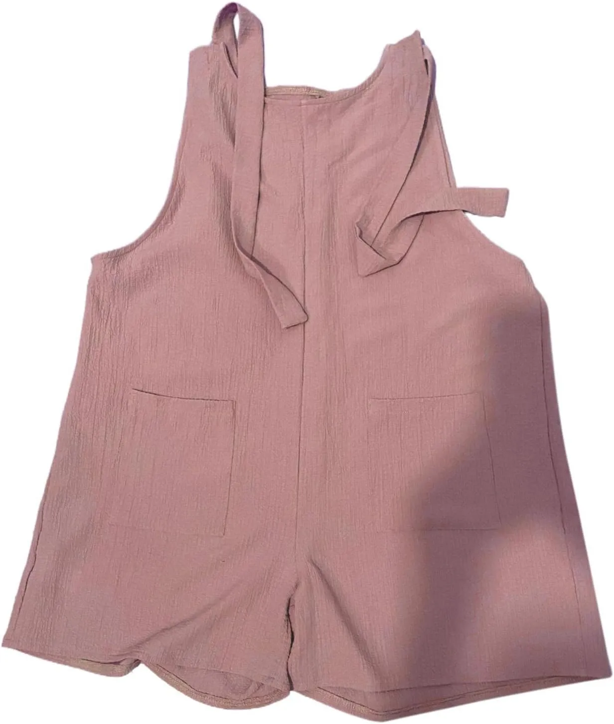 Jumpsuits for Women Dressy Summer Rompers 2025 Casual Short Overalls Romper Sexy Sleeveless Boho Suspenders Jumpsuit Pockets