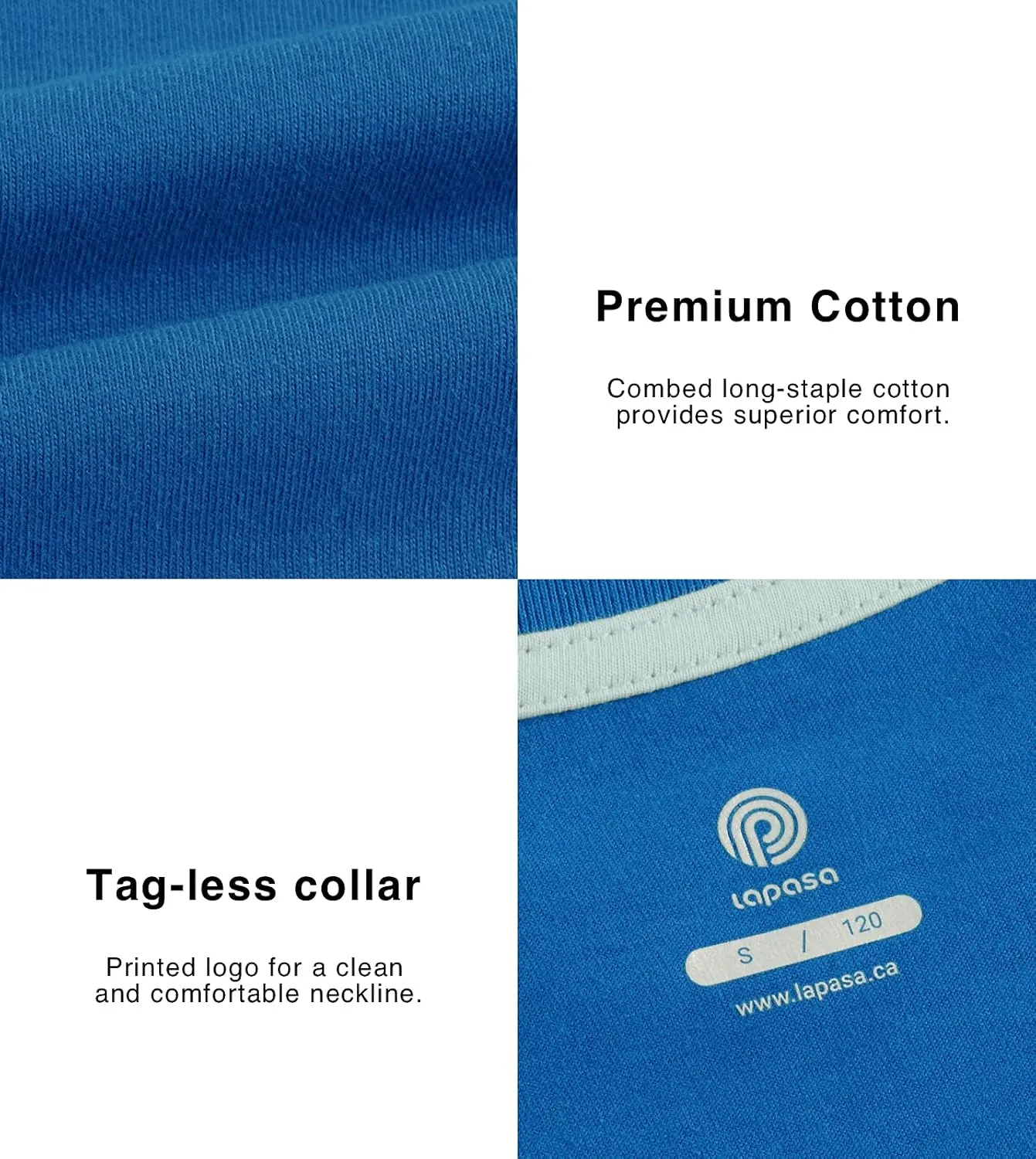 LAPASA Kids T-Shirts Short Sleeve (4 Pack) 100% Cotton Plain Top Tees Boy & Girl Unisex Toddler Children Tie Dye Summer K01
