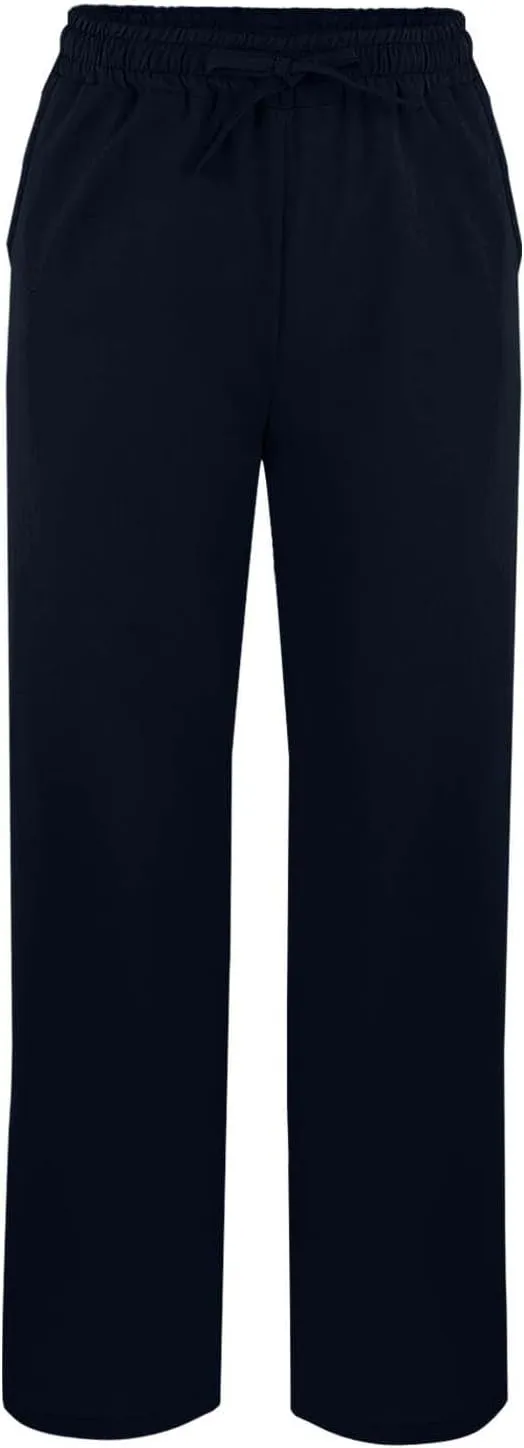 Linen Pants for Women 2025 Summer Drawstring Straight Leg Cropped Lounge Pant Casual Loose Lightweight Beach Trousers