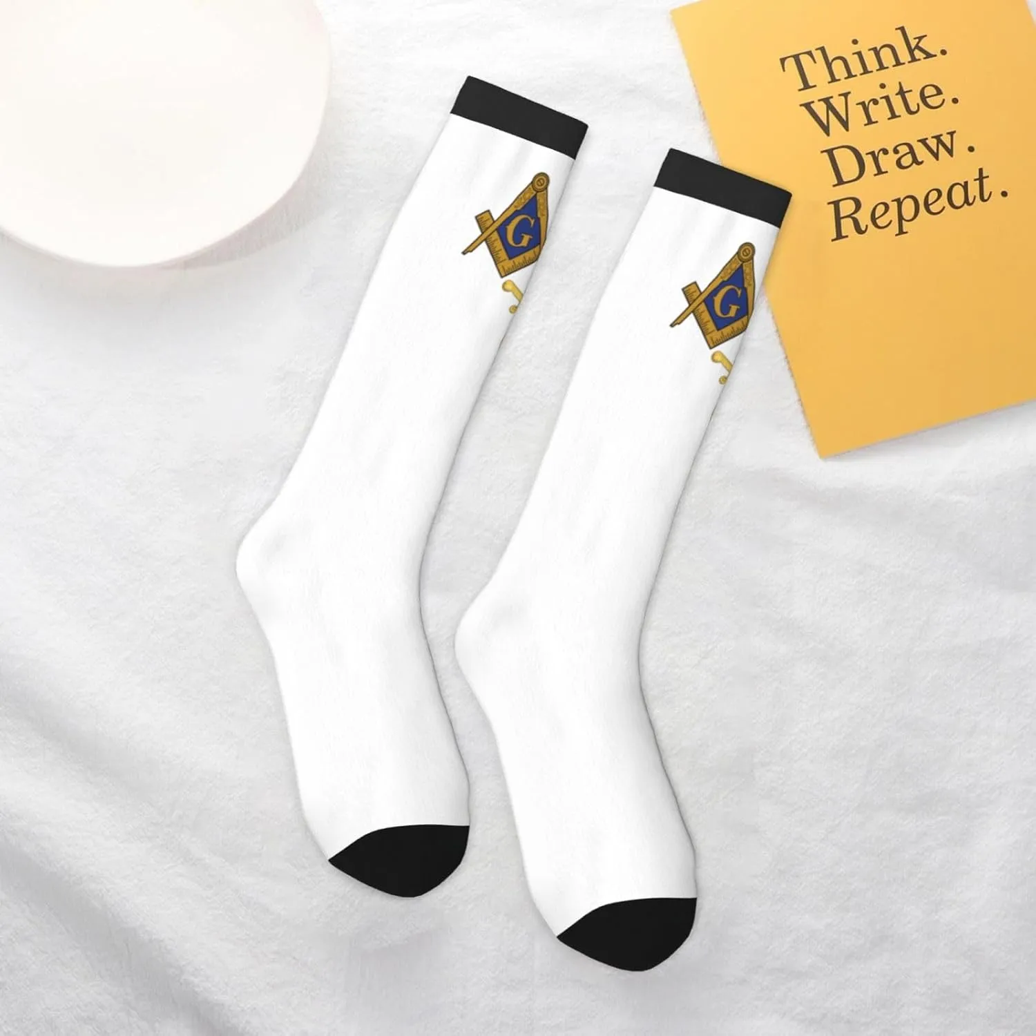 Mason Shriner Split Masonic Shrine Noble Gift Compression Socks For Women Men'S Fun Dress Socks Novelty Crew Socks