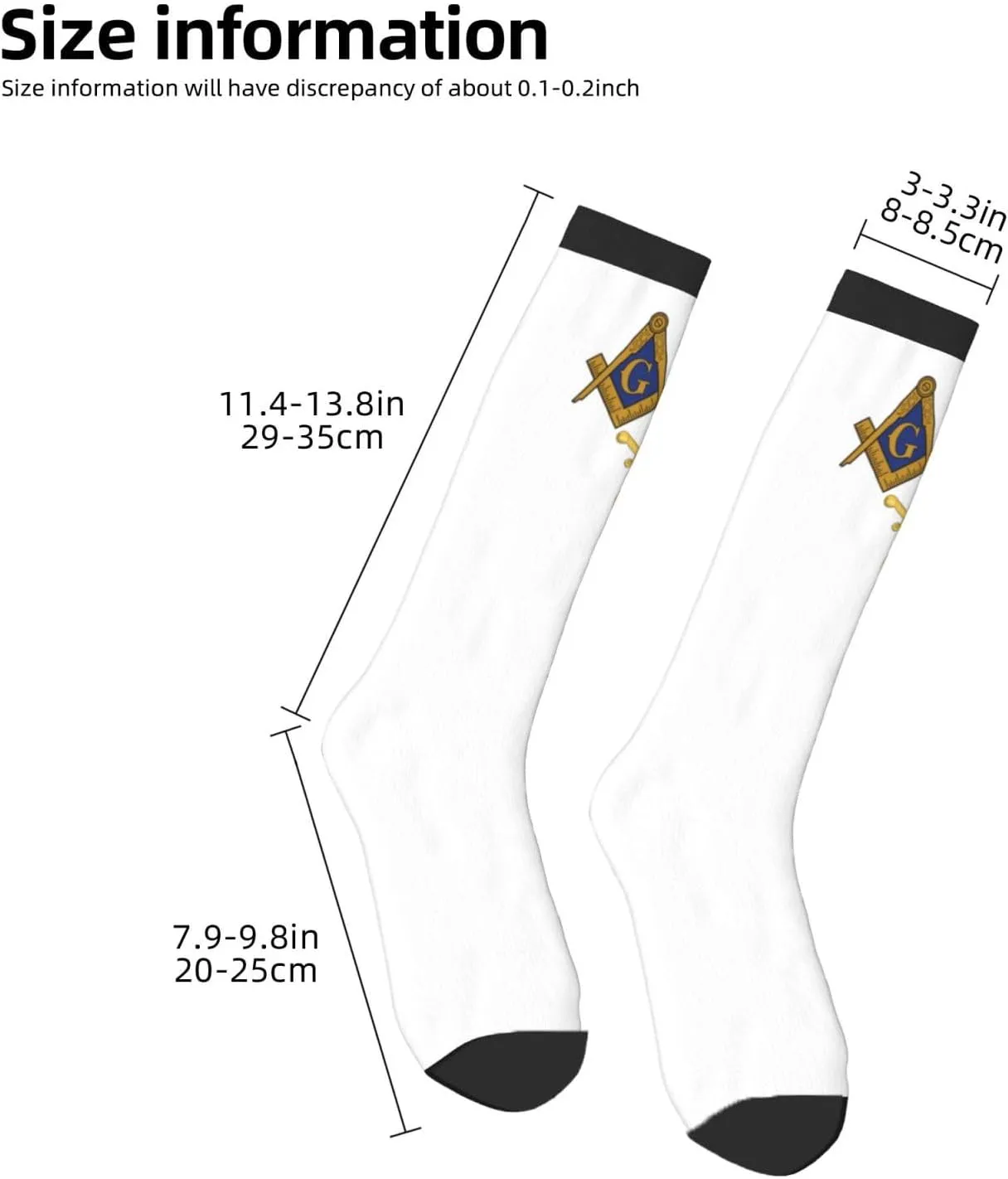 Mason Shriner Split Masonic Shrine Noble Gift Compression Socks For Women Men'S Fun Dress Socks Novelty Crew Socks