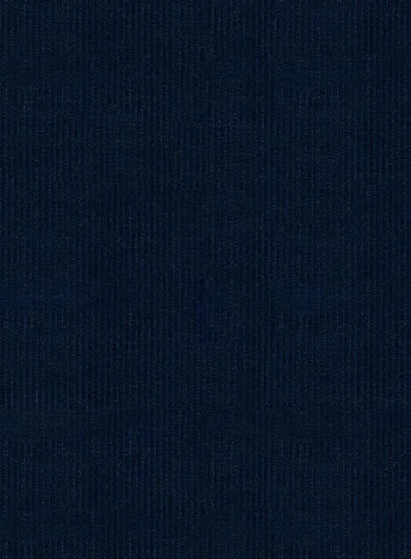 Men's Casual Slim Fit Corduroy Jacket Lightweight 2 Button Blazer Sport Coat Blue