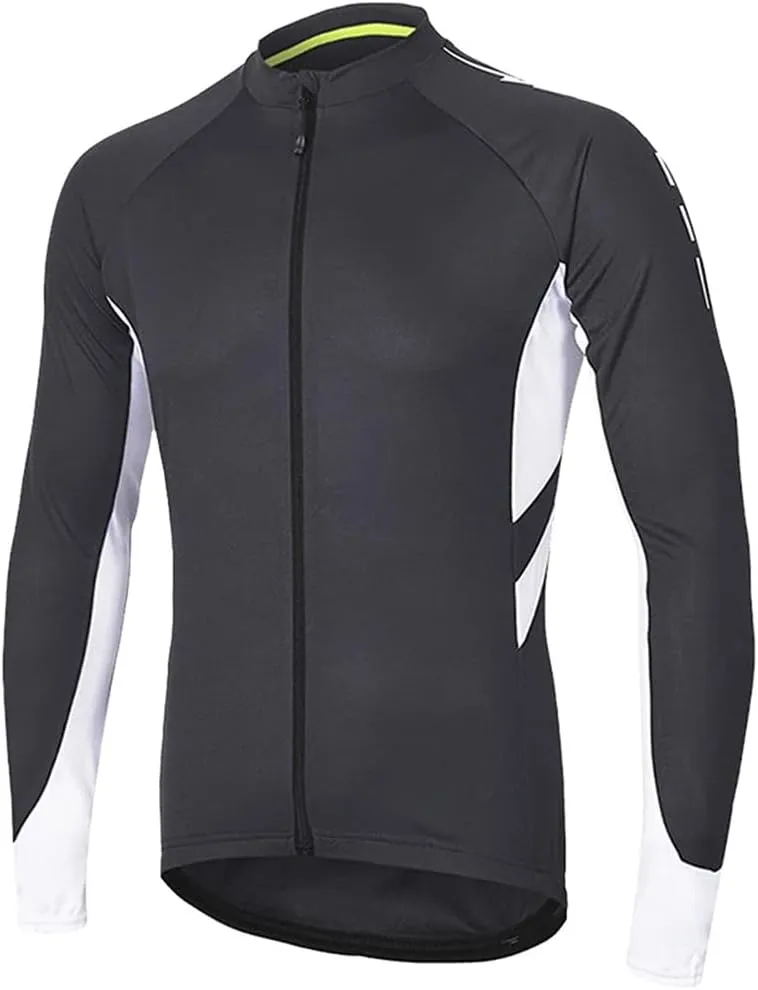 Meufam Men's Cycling Jacket Windbreaker Winter Thermal Running Jacket Reflective Softshell Breathable Bike Jacket Windproof
