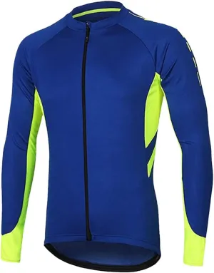 Meufam Men's Cycling Jacket Windbreaker Winter Thermal Running Jacket Reflective Softshell Breathable Bike Jacket Windproof