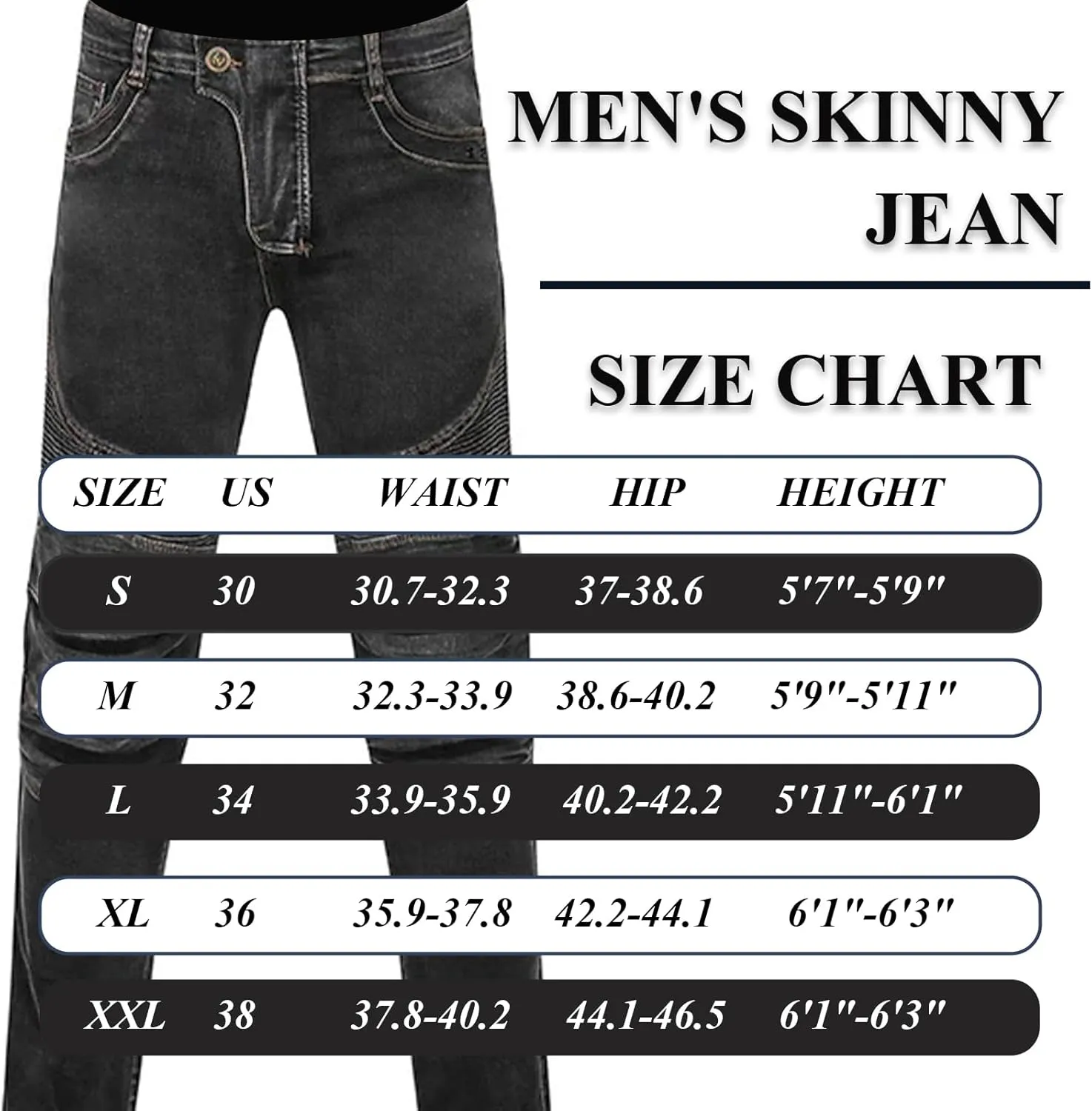 Motorcycle Pants Motorcycle & Casual Jeans Comfy Regular Jeans Relaxed Fit Pants All Seasons for Men