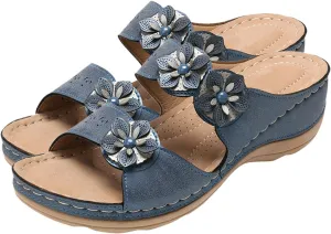 Orthopedic Sandals with Back Strap Orthopedic Womens Black Sandals Slip On Sandals Women Dressy Orthotic Wide Flip Flops for Women Wide Width Black Sandals Women Comfortable Wide with